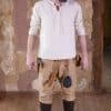 Ulrich - Cotton Medieval Shirt - Natural