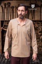 Ulrich - Cotton Medieval Shirt - Hemp Color