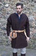 Loki - Wool Viking Coat - Brown