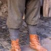 Ivar - Rus Pants - Herringbone Woven Cloth - Olive and Gray