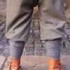 Ivar - Rus Pants - Herringbone Woven Cloth - Olive and Gray