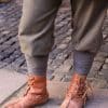 Ivar - Rus Pants - Herringbone Woven Cloth - Olive and Gray