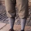 Tilda - Rus Pants - Herringbone Woven Cloth - Olive and Gray