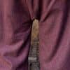 Tilda - Rus Pants - Herringbone Woven Cloth - Burgundy and Gray