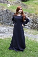 Freya - Viking Cotton Underdress - Black