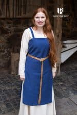 Frida - Cotton Viking Outer Dress - Blue