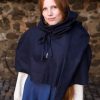 Gugel Curt - Medieval Wool Cowl - Blue