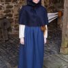 Gugel Curt - Medieval Wool Cowl - Blue