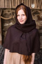 Gugel Curt - Medieval Wool Cowl - Brown