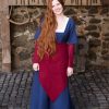 Bertrude - Medieval Shawl / Apron - Red