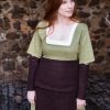 Bertrude - Medieval Shawl / Apron - Brown