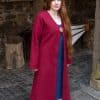 Aslaug - Wool Viking Coat - Red