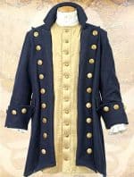 Buccaneer Coat - Navy Blue