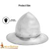 14th Century Domed Kettle Helm – 16 Gauge Steel