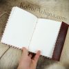 Leather-Bound Medieval Journal with Gemstone