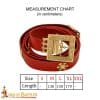 Knightly Medieval Belt with Brass Rosettes - Red - Lord of Battles - DISCONTINUED - Image 7