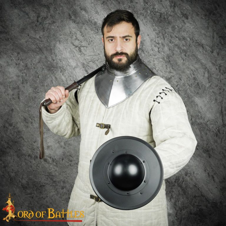 Steel Gorget with Articulated Collar