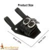 Black Leather Sword Frog
