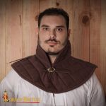 Padded Gambeson Collar – Brown