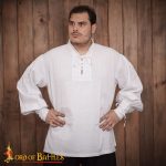 Cotton Pirate / Renaissance Shirt – White – Size Large