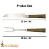 Stainless Steel Medieval Cutlery Set