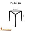 Triangular Short Iron Cooking Tripod