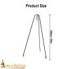Three-Legged Foldable Iron Kettle Stand