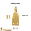 Brass Sleeve Belt Chape