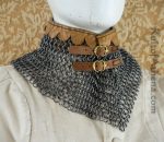 BRNH Chainmail Collar - Butted High Tensile Wire Rings