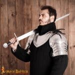 Medieval Pauldrons – 16 Gauge Steel