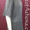 DANM Chainmail Half-Sleeve Haubergeon - Alternating Dome Riveted Construction