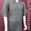 DANM Chainmail Half-Sleeve Haubergeon - Alternating Dome Riveted Construction