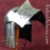 Houndskull Bascinet - Large - 14 Gauge Steel