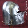 Houndskull Bascinet - Large - 14 Gauge Steel