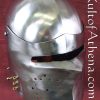 Houndskull Bascinet - Large - 14 Gauge Steel