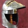 Pot Helmet with Visor - 16 Gauge Steel