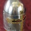 Pot Helmet with Visor - 16 Gauge Steel