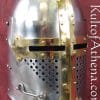 Pot Helmet with Visor - 16 Gauge Steel