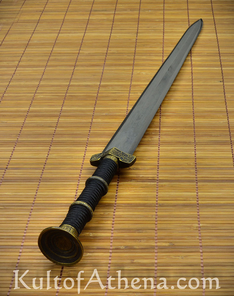 Iron Tiger Forge Han Dynasty Jian with cord-wrapped grip