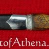 Wood Handled Sgian Dubh