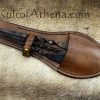 Medieval Cutlery Set with Wearable Leather Pouch
