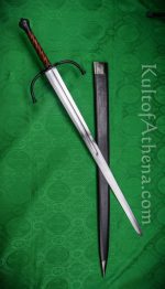 German Longsword with Twisted Wood Grip