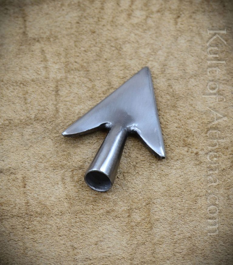 Barbed Broadhead Arrowhead polished