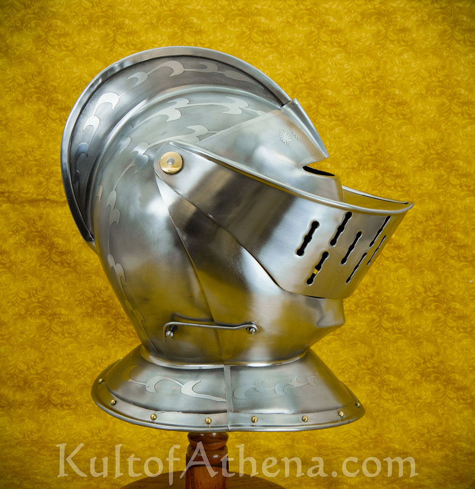 Close Helm - Engraved - 18 Gauge