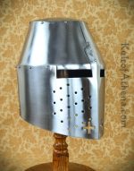 14th Century Great Helm - 20 Gauge Steel