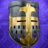 Darkened Crusader Helm - 18 Gauge