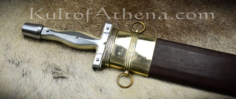 Greek Campovalano Xiphos with Composite Bone and Steel Hilt