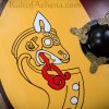 Viking Wooden Shield with Horse Design