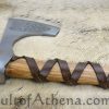 Viking Type C Axe with Etched Norse Design