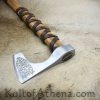 Viking Type C Axe with Etched Norse Design